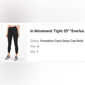 Lululemon In Movement Leggings